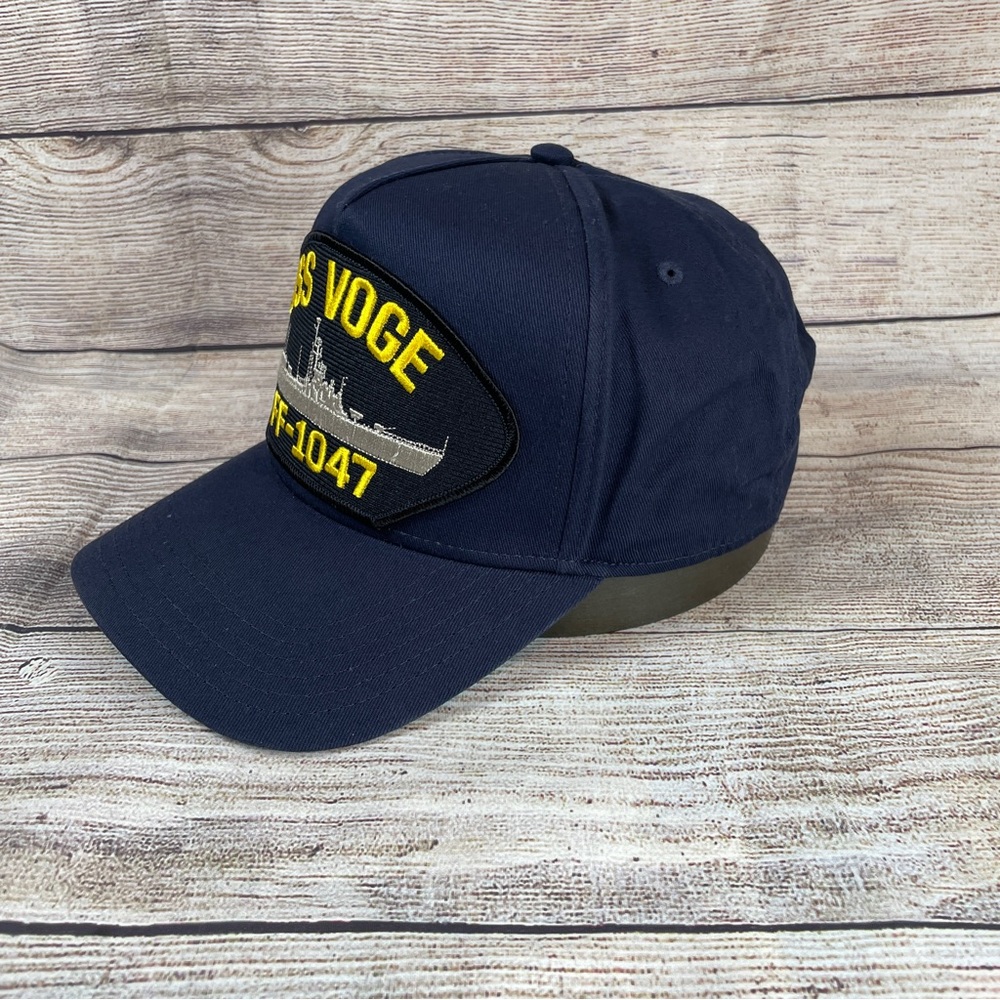 USS VOGE FF-1047 SHIP - OTTO Dark Blue Cap